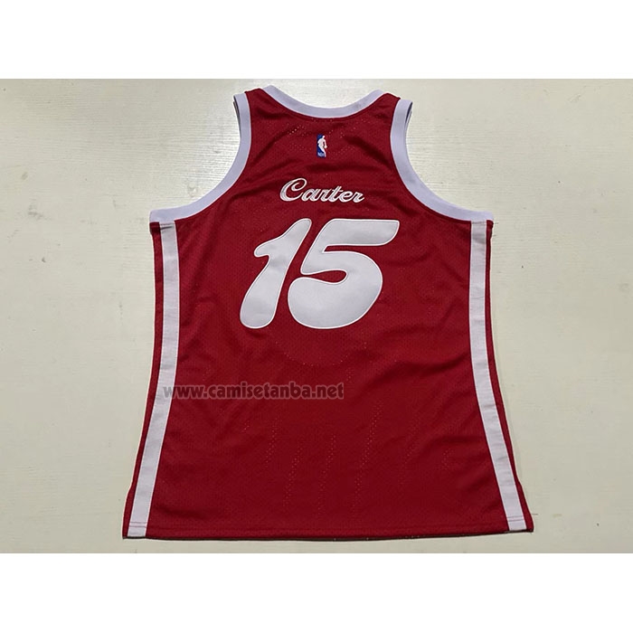 Camiseta Memphis Grizzlies Vince Carter #15 Mitchell & Ness 2015-16 Rojo